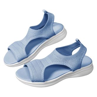 Generic S ALS for Women Water Shoes Sliders S ALS Womens UK The Open Toed Socks Have A Hollow Structure are Made of Knitted Mesh Fabric with A Thick Sole, Sui