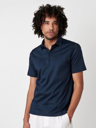 DeSoto Poloshirt DESOTO Jerseypolo Essential Kent halbarm, Herren, Gr. XXL, blau (navy piqu&egrave;), Piqu&eacute;, Obermaterial: 100% Baumwolle, unifarben, slim fit norma