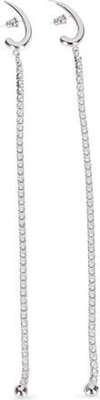 Panconesi Diamanti Pendulum Oorbellen - Dames - Oorbellen - Grijs - ONE Size - Accessoires