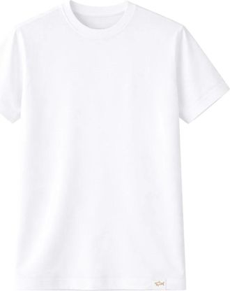 Paul & Shark T-shirt met ronde hals en korte mouwen - Heren - T-shirts - Wit - XL - Tops