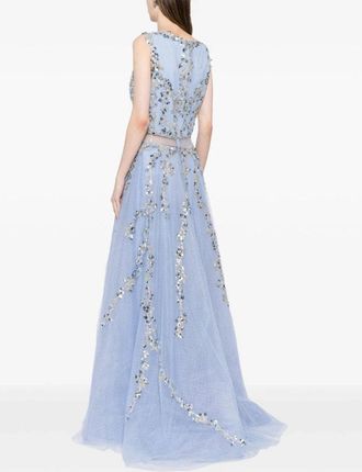 Saiid Kobeisy Tulle Dress With Beading