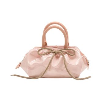 Simone Rocha Mini Gathered Top Handle Bag - female - Simone Rocha - Handbags - Pink - ONE SIZE - Bags