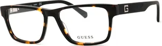 Guess GU50018 Havana Acetate Eyeglasses - Brown