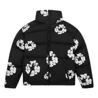 Denim Tears Cotton Wreath Puffer Jacket Black DT12-2