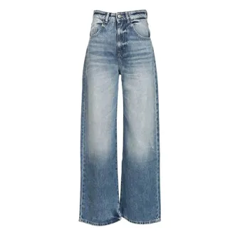 Icon Denim Los Angeles Poppy Cotton Jeans - Dames - Jeans - Blauw - Maat: W24 Katoen