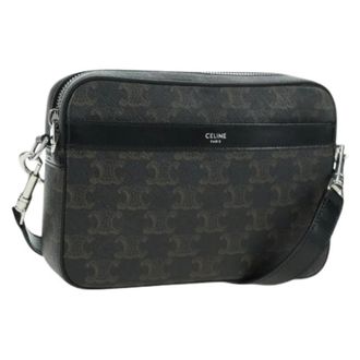 Celine Pre-owned Cross Body Bags, female, Black, Size: ONE SIZE Pre-owned PVC Shoulder Bag