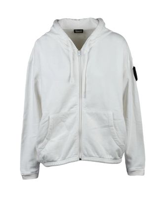 Blauer Relaxed Fit Front Zip Cotton Sweatshirt with Hood