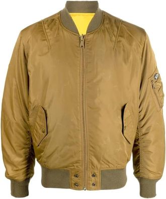 Diesel J-Fighters Bomberjack - Heren - Bomber jackets - Bruin - S - Polyester - Jassen