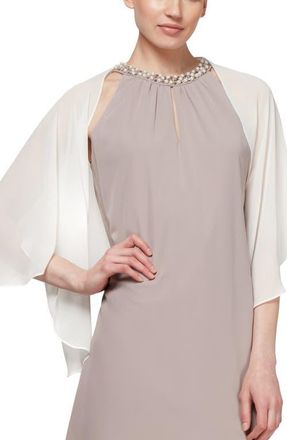 S.L. Fashions Multi Wear Shawl in Ivory at Nordstrom, Size Large