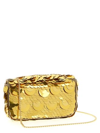 Paco Rabanne Sparkle Mini Shoulder Bag - Gold