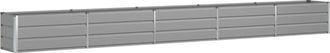 vidaXL Jardinera Gris Claro 480 X 50 X 45 Cm Acero Galvanizado Vidaxl