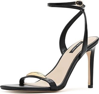 Nine West Props Womens Dress Sandals Black : 5.5 M, Faux Leather