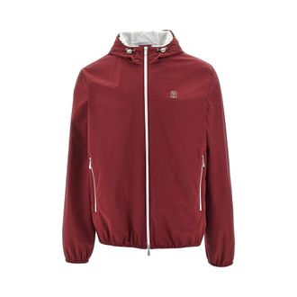 Brunello Cucinelli Bonded nylon blouson jacket Man XXXL