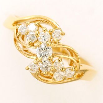 C&A Yellow Gold Yellow Gold (18K) Band Ring (Pre-Owned)