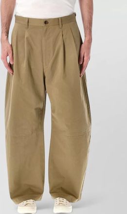 Comme Des Gar&ccedil;ons chino shorts pleated design belt loops pockets