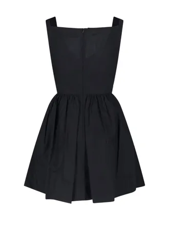 Vivienne Westwood Gathered Cotton Dress - Black