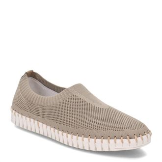 Eric Michael Womens Lucy Mesh Slip On In Beige