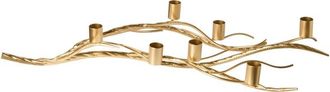 Beliani Beliani - Candle Holder for 7 candles Minimalistic Decoration Tree Branch Gold Arrentela