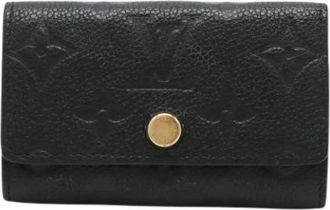 Louis Vuitton Pre-owned Keycase - unisex - Vintage Accessoires - Zwart - ONE Size - Leer - Vintage