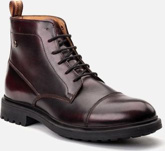 base Mens Boulton Toe Cap Boots - Brown - Size: 10