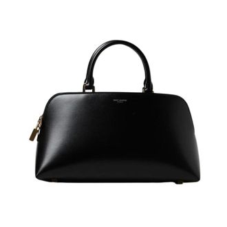 Saint Laurent Leather Top Handle Bag - female - Saint Laurent - Handbags - Black - ONE SIZE - Bags