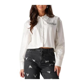 ALIX The Label Alix The Label, Overhemden, Dames, Wit, XL, Elegante Pinstripe Blouse voor Dames