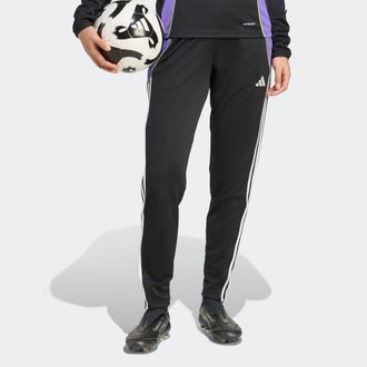 adidas Trainingshose ADIDAS PERFORMANCE TIRO24 TRPTW, Damen, Gr. L, N-Gr, schwarz, lila rush, Obermaterial: 100% Polyester, Hosen Trainingshose