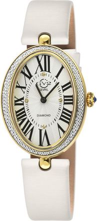 Gevril Group Piazza Navona Quartz White Dial Ladies Watch 14801.1