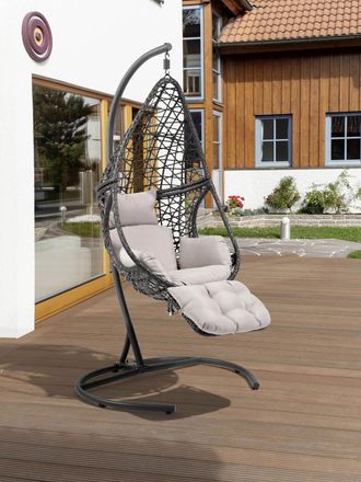 LLR Collection Flexibler Outdoor H&auml;ngekorb Fantastic Grau