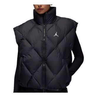 Nike Jordan (WMNS) Air Jordan Brooklyn Therma-FIT Quilted Puffer Vest Black White HV0413-010