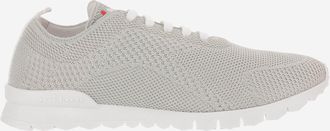 Kiton stretch katoenen sneakers