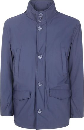 Herno Jassen, Heren, Blauw, XL, Medium Sport Jacket