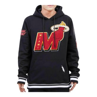 Pro Standard Pro Standard NBA Miami Heat Mash Up Logo P/O Hoodie in Black Men