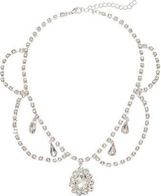 8 by YOOX rhinestone necklace