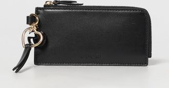 Gucci Portacarte di credito Gucci in pelle con ciondolo