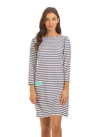 Cabana Life Cabana Shift Dress in Navy Stripe at Nordstrom, Size X-Small