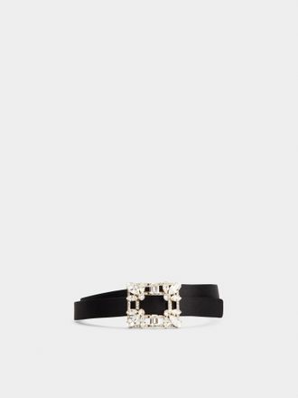 Roger Vivier Broche Vivier Belt in satin