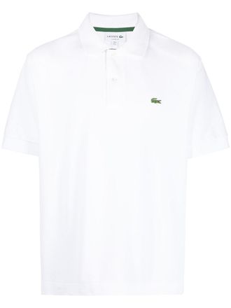 Lacoste Polo con applicazione - Bianco