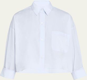 TWP Soon To Be Ex Superfine Cotton Button-Front Shirt