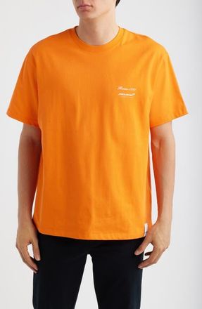 Reiss x McLaren Cotton T-Shirt in Papaya Orange at Nordstrom, Size Xx-Large