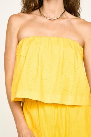 Mirth Maui Tube Top In Canary