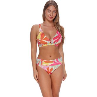 Sunsets Natalie Bikini Swimsuit Top - DD Cup in Tropicolor Crepe at Nordstrom, Size 40