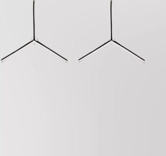 Y / Project button brass earrings with polished y motif