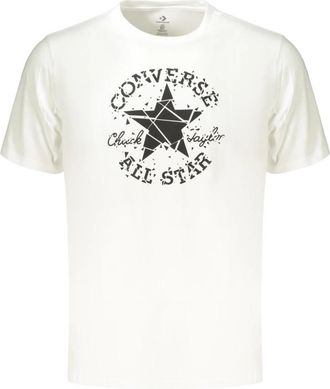 Converse Broken Glass T-Shirt - Heren - T-shirts - Wit - M - Katoen - Tops