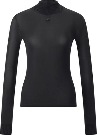 Courr&egrave;ges Coltruien - Dames - Coltruien - Zwart - L - Truien & Vesten