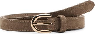 Mango Suede Belt in Medium Brown at Nordstrom, Size Small