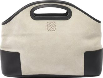 Loewe 2010-2025 Anagram Suede handbag - Brown