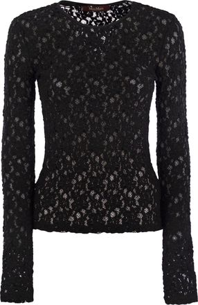 Max Mara Gennnaio Enge Cloqu&eacute; Lace Jersey