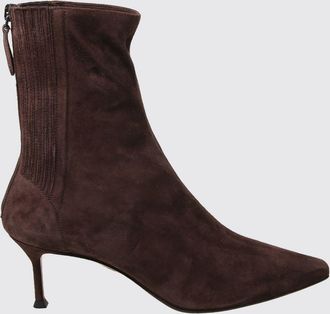 Aquazzura Saint Honor&egrave; Suede Ankle Boots with Stiletto Heel and Pointed Toe
