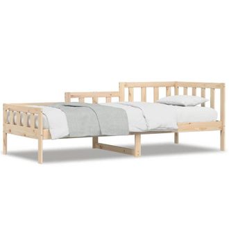 Berkfield Home Day Bed 80x200 cm Solid Wood Pine in Light Brown